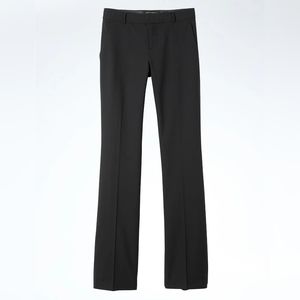 Banana Republic Navy Blue Trouser-cut wool blend work pants SIZE 10L